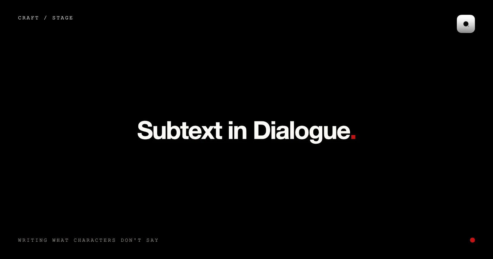 Cover image for “Subtext in Dialogue: Writing What Isn't Said | Skrib” on the Skrib blog