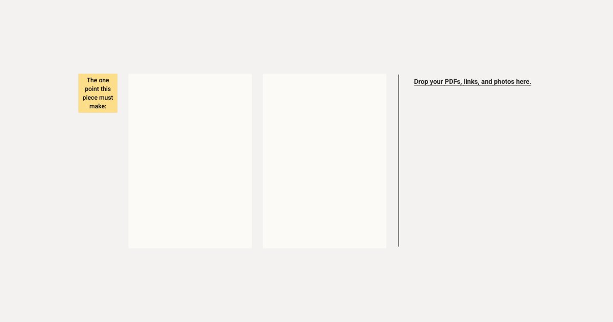 Story Outline & Research Template for Writers board preview